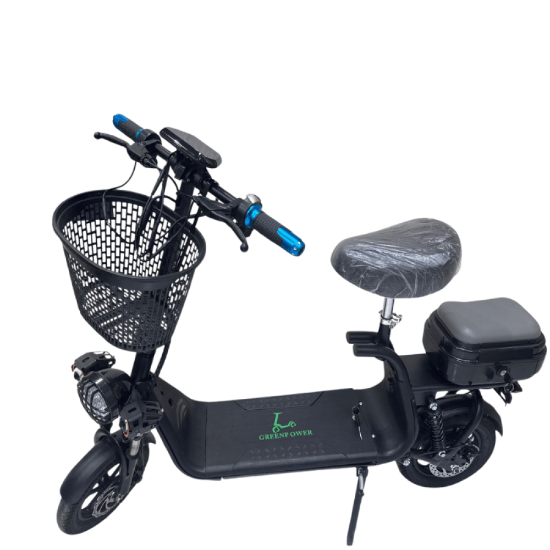 صورة سكوتر أبو سلة 12 – تصميم مريح مع إضاءة وشاشة